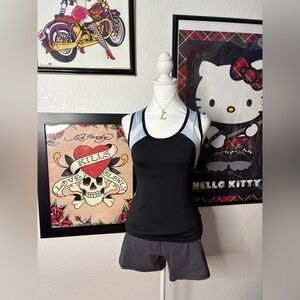 Black & Blue Activewear Tank Top